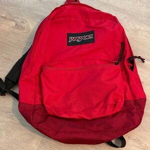 Jansport Two-Tone Red Backpack for Men